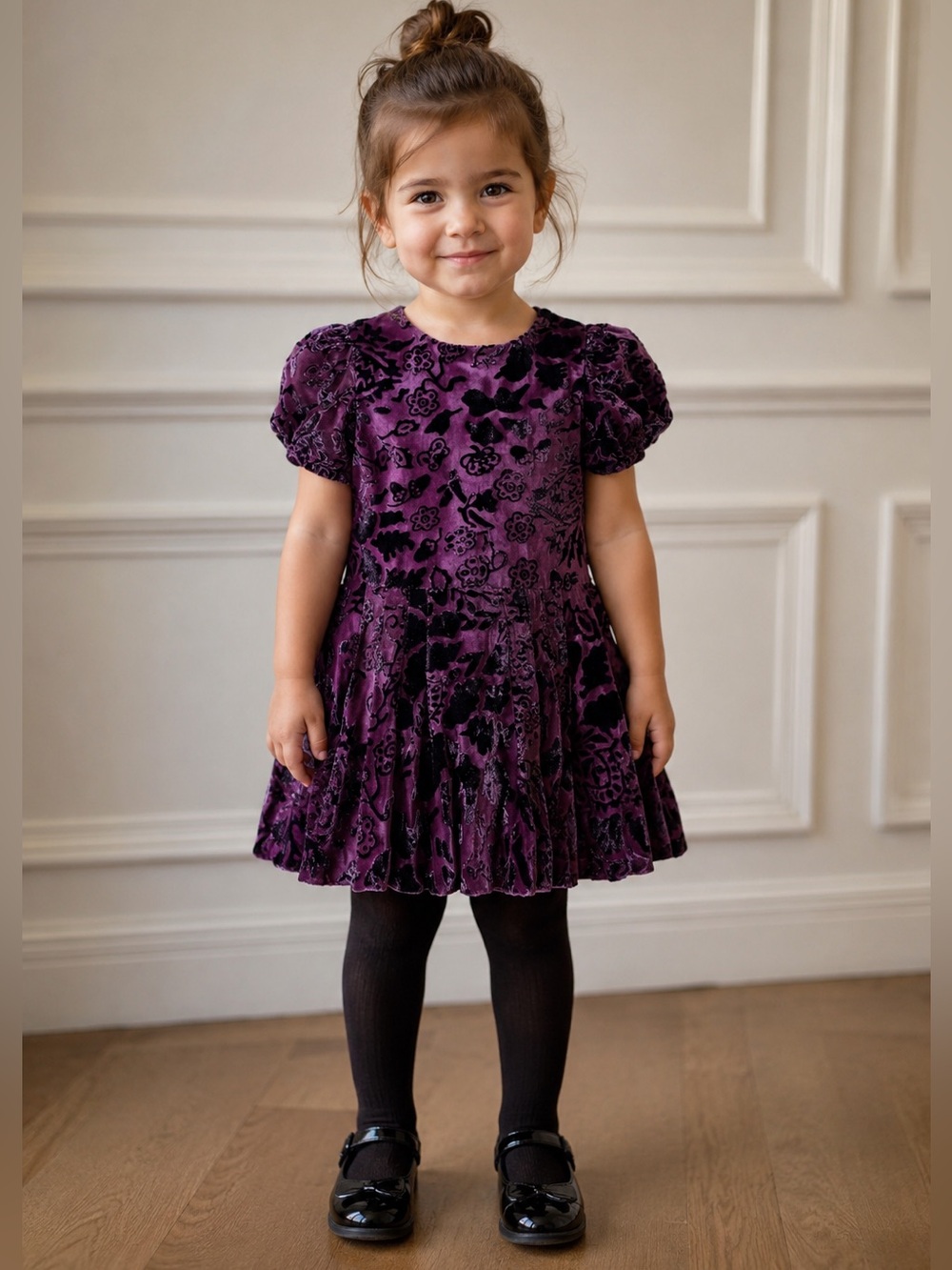 Burberry Kids Velvet dress